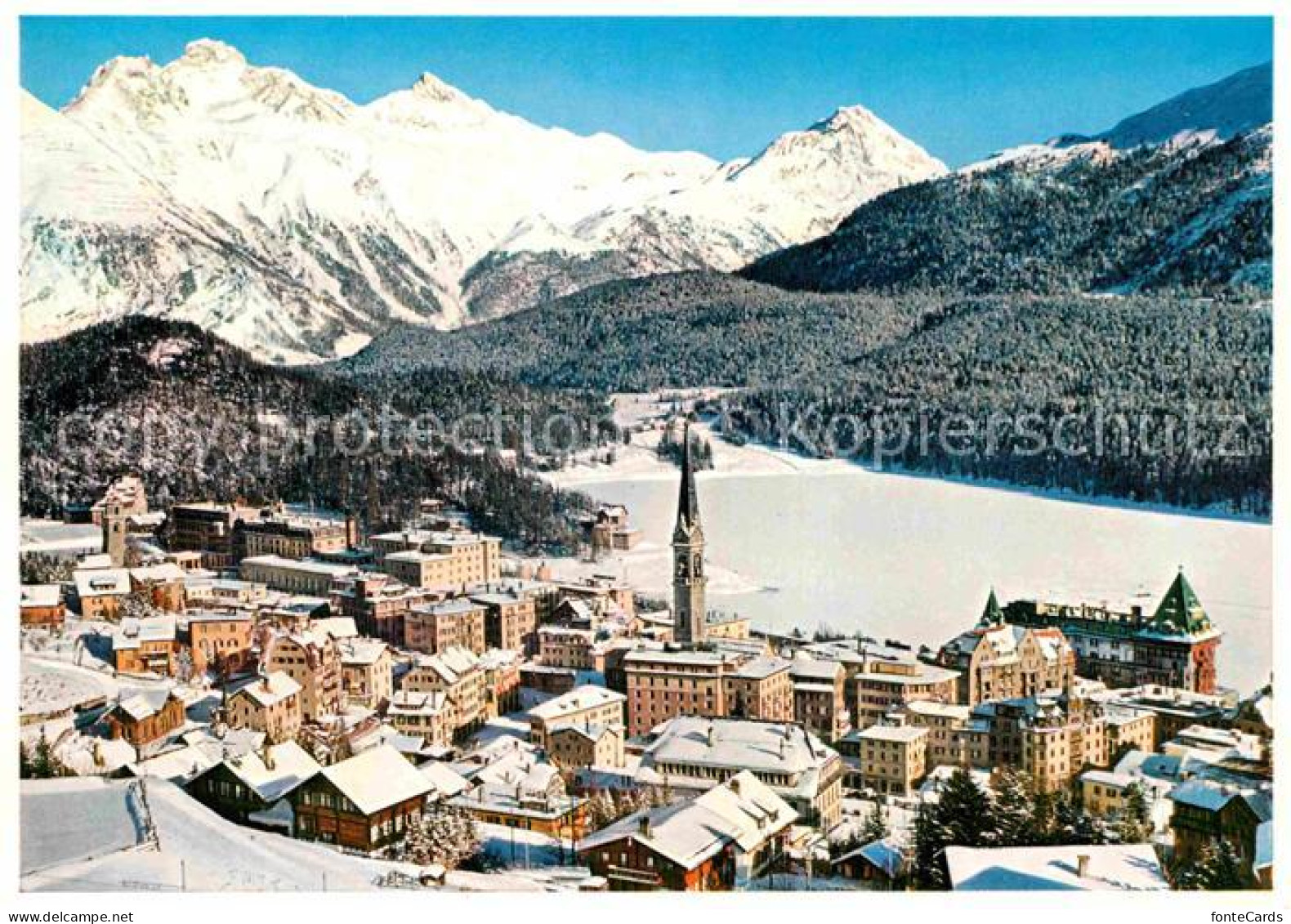 12790511 St Moritz GR Mit Piz Languard Und Piz Albris St Moritz - Sonstige & Ohne Zuordnung