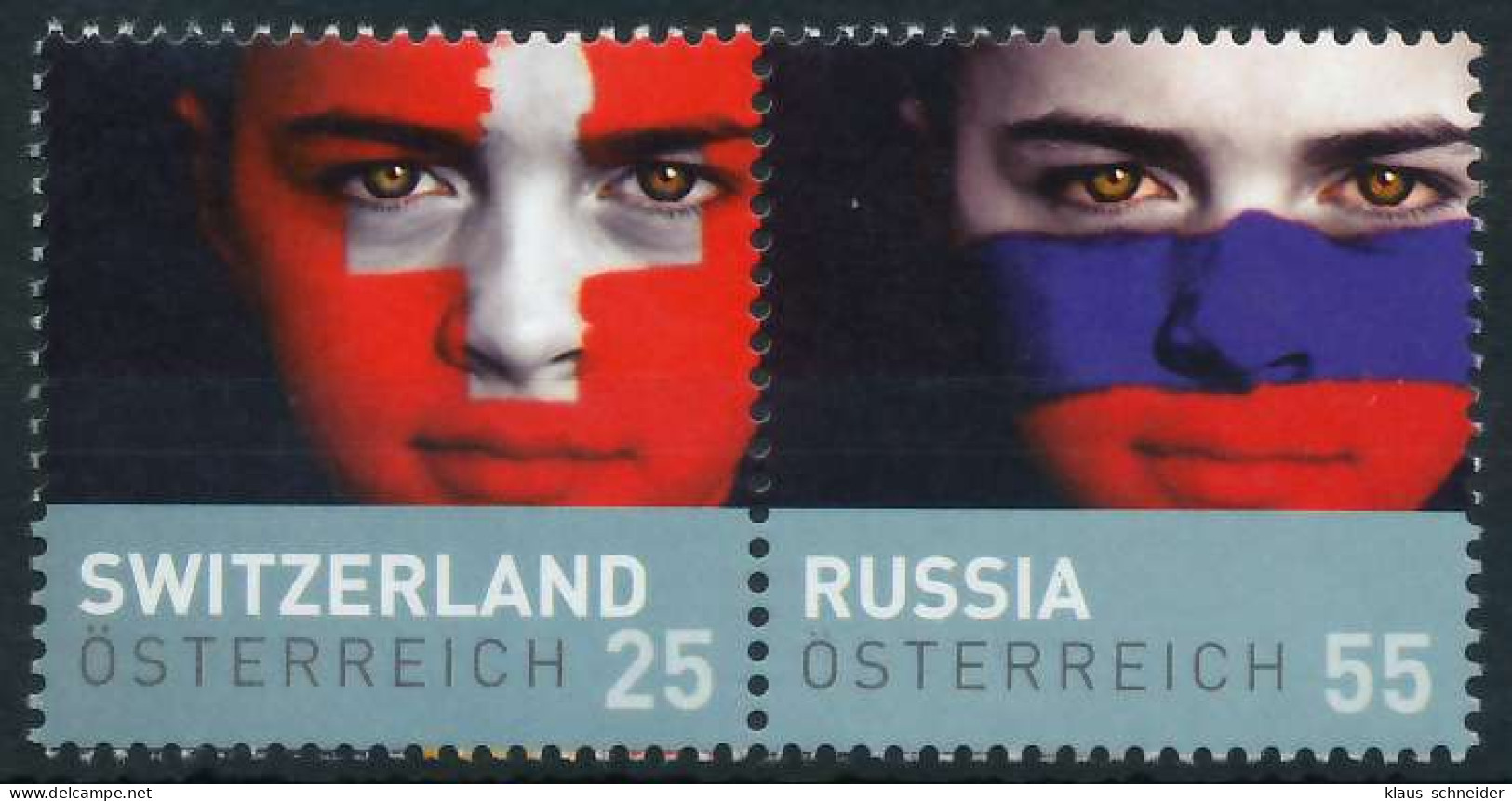 ÖSTERREICH 2008 Nr 2743 50 WZda Postfrisch WAAGR PAAR X2555C6 - Unused Stamps