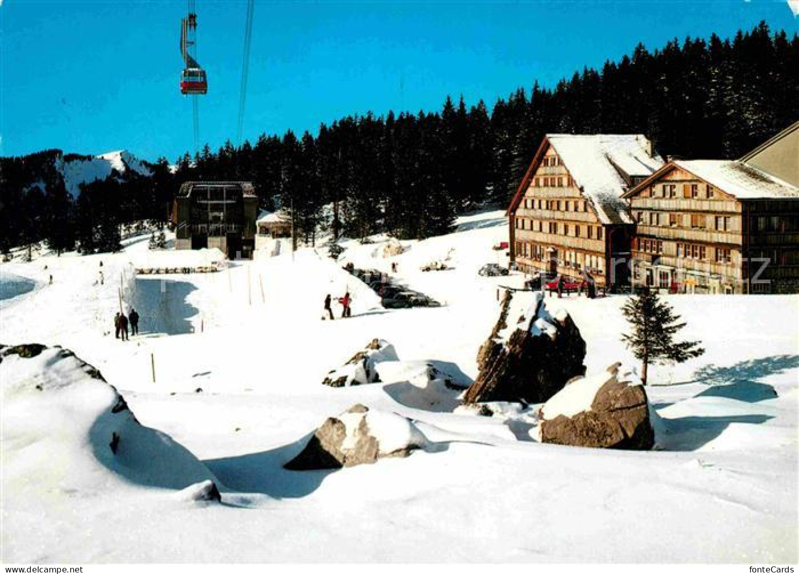 12789921 Schwaegalp AR Restaurant Mit Talstation Der Saentisschwebebahn Schwaega - Sonstige & Ohne Zuordnung