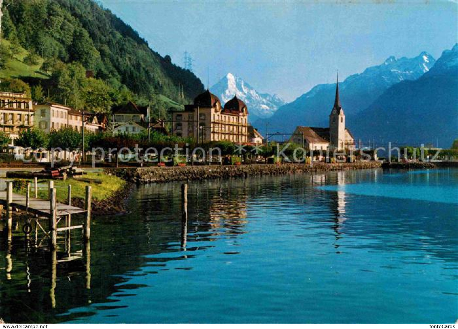 12789362 Flueelen UR Urnersee Mit Bristenstock Glarner Alpen Flueelen - Sonstige & Ohne Zuordnung