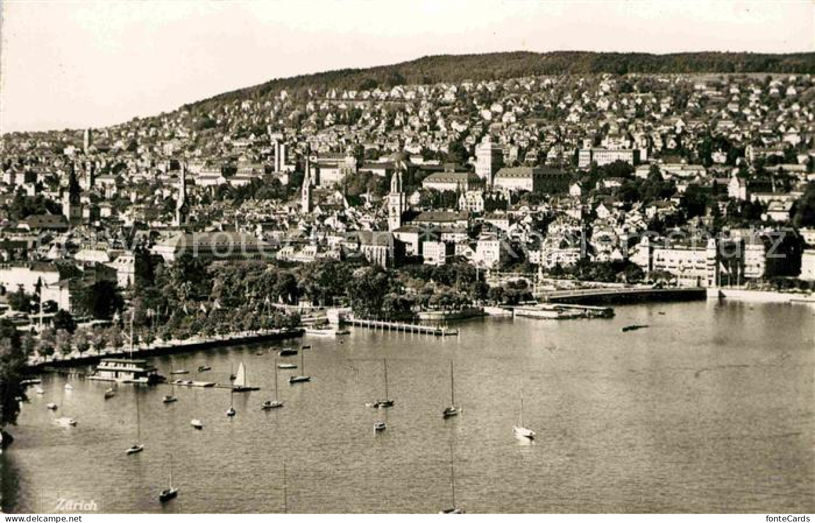 12788154 Zuerich ZH Panorama Hafen Zuerich - Sonstige & Ohne Zuordnung