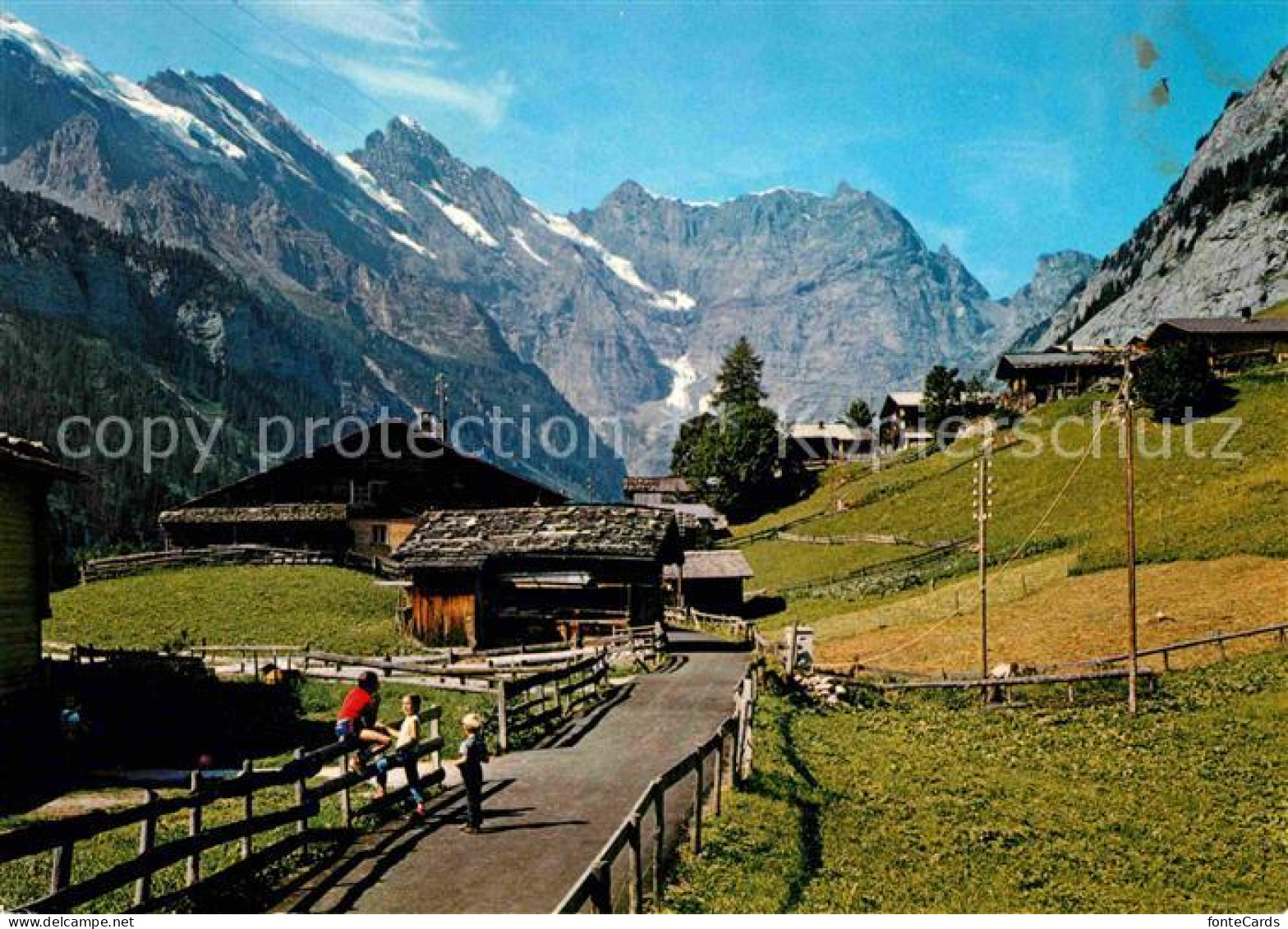 12787893 Gimmelwald Interlaken Bergdorf Mit Berner Alpen Gimmelwald Interlaken - Andere & Zonder Classificatie