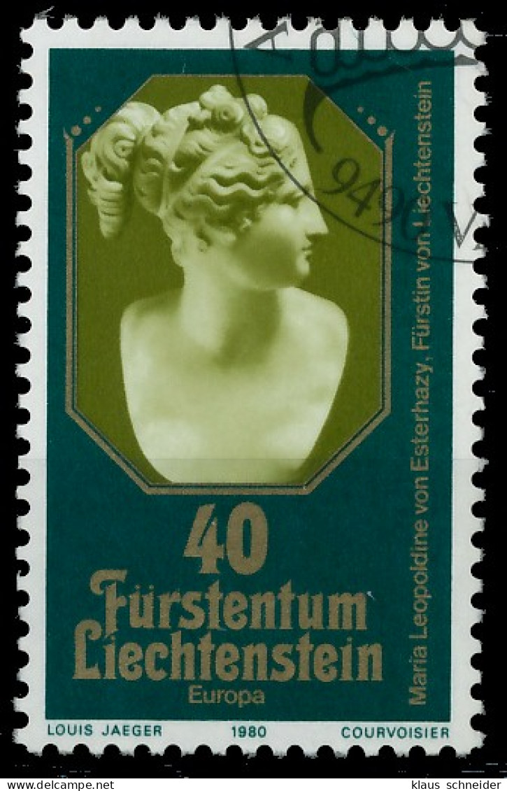 LIECHTENSTEIN 1980 Nr 741 Gestempelt X59A07A - Gebraucht