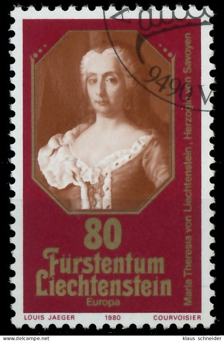LIECHTENSTEIN 1980 Nr 742 Gestempelt X59A07E - Used Stamps