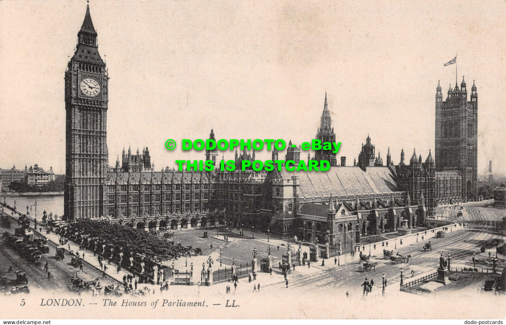 R532368 London. The Houses Of Parliament. LL. 5 - Other & Unclassified