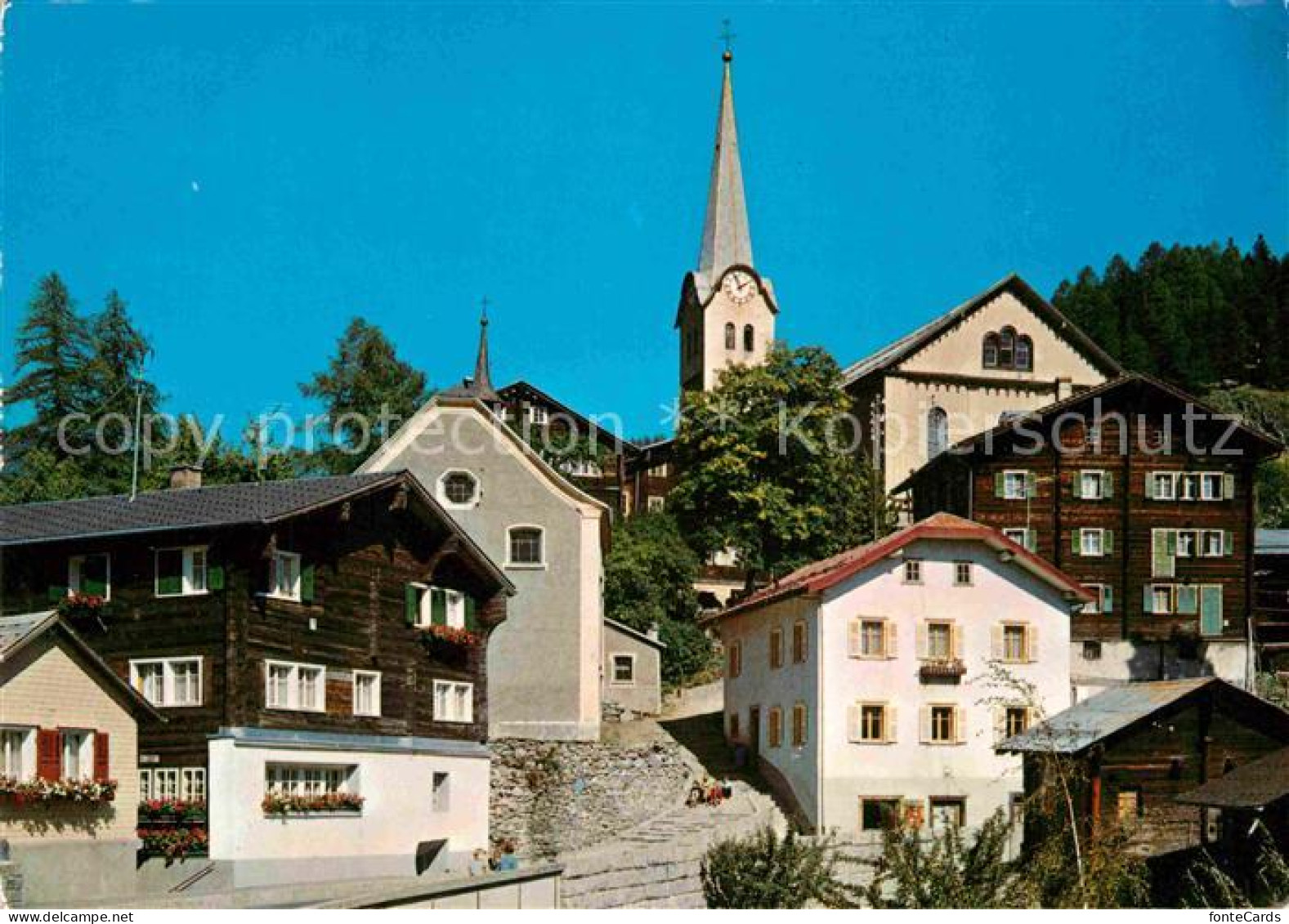 12787370 Fiesch Dorfpartie Fiesch - Sonstige & Ohne Zuordnung