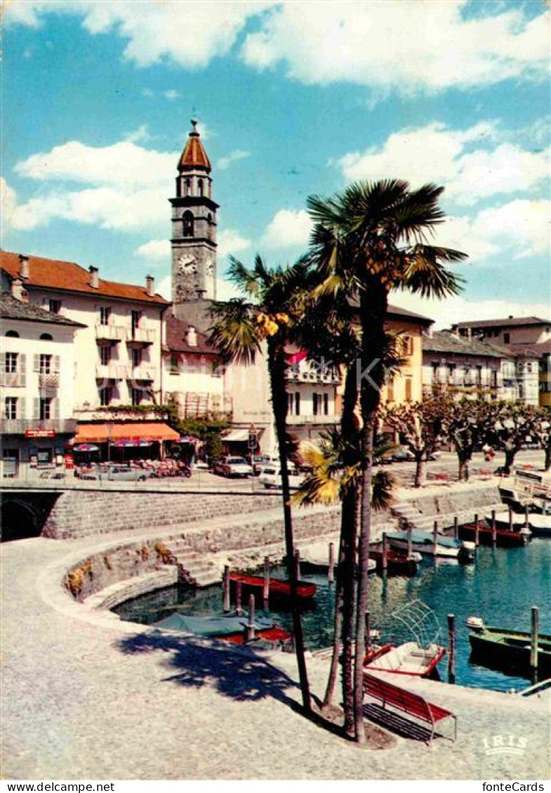 12787340 Ascona Lago Maggiore Promenade Hafen Ascona Lago Maggiore - Andere & Zonder Classificatie