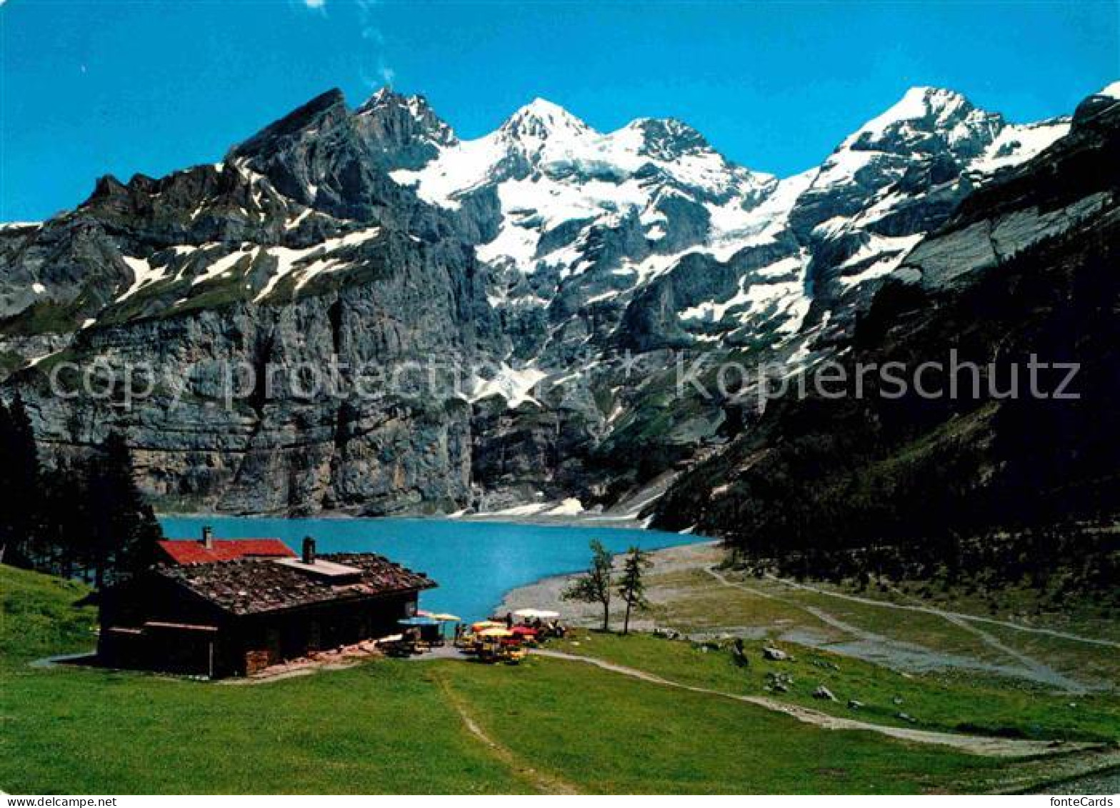 12787233 Oeschinensee Bluemlisalp Fruendenhorn Oeschinensee - Andere & Zonder Classificatie