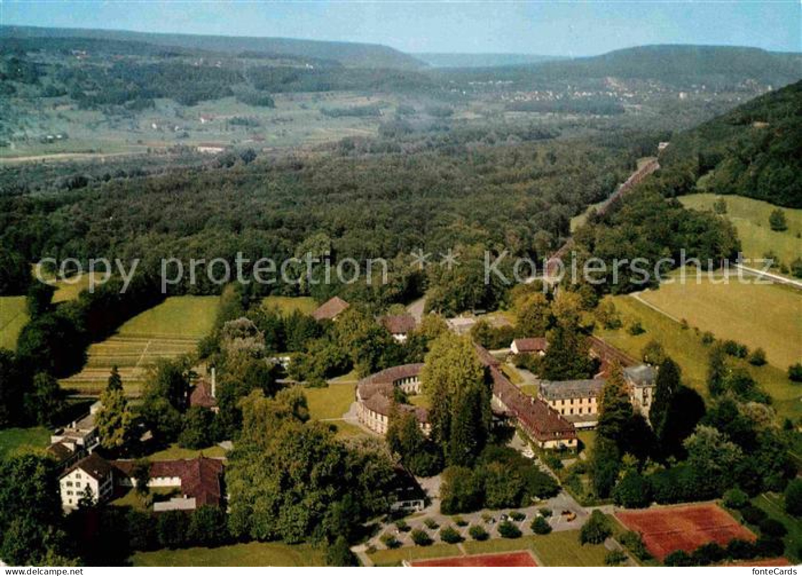 12787198 Bad Schinznach Fliegeraufnahme Schwefelbad Schinznach Bad - Other & Unclassified