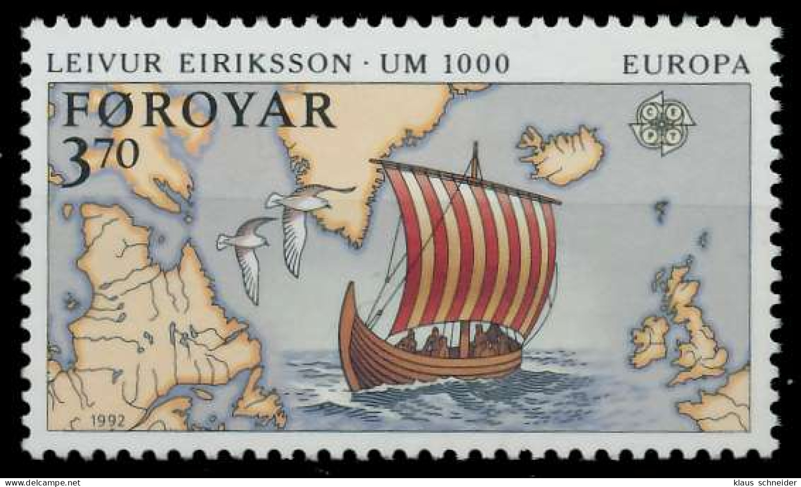 FÄRÖER 1992 Nr 231 Postfrisch X5D8E4A - Faroe Islands