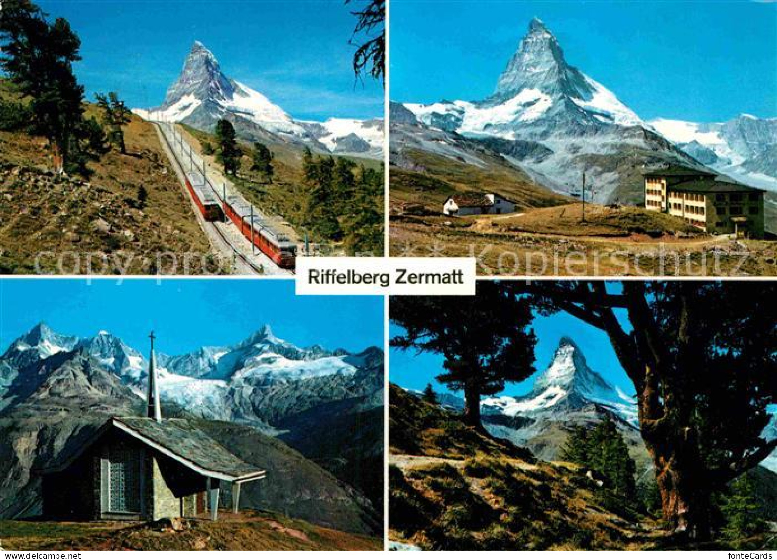 12786611 Zermatt VS Matterhorn Gornergratbahn Hotel Riffelberg Riffelalp  - Otros & Sin Clasificación