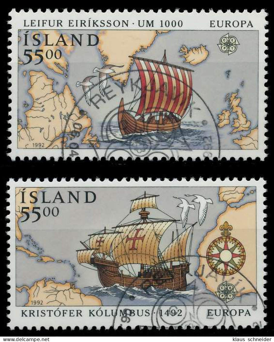 ISLAND 1992 Nr 762-763 Gestempelt X5D90F2 - Oblitérés