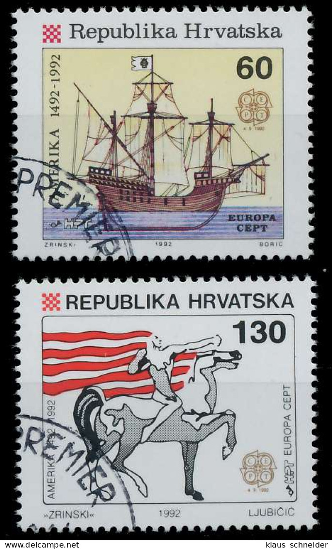 KROATIEN 1992 Nr 211-212 Gestempelt X5D918A - Croazia