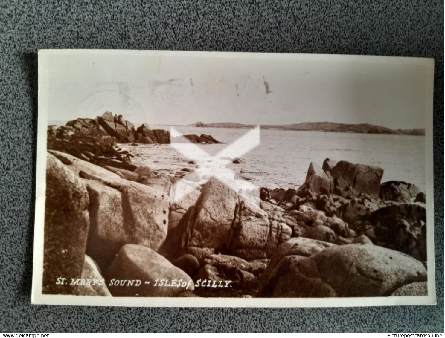 ST MARYS SOUND ISLES OF SCILLY OLD R/P POSTCARD CORNWALL - Scilly Isles