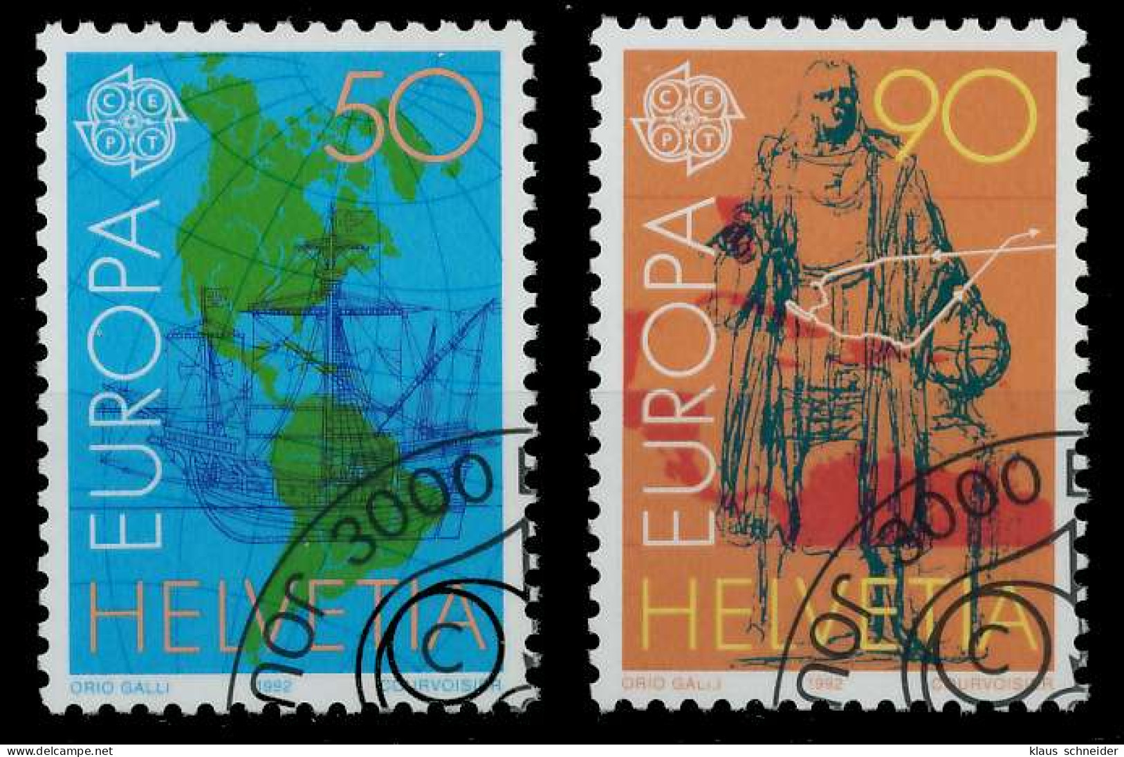 SCHWEIZ 1992 Nr 1468-1469 Gestempelt X5D93AE - Used Stamps