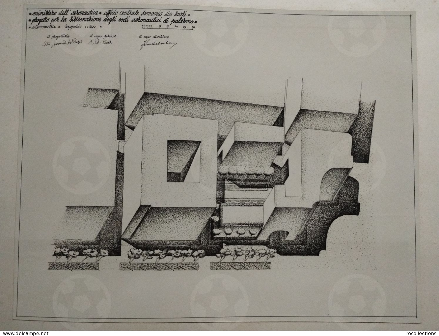 Italy book architecture Italia Architettura Album Schema di Progetto Sistemazione Enti Aeronautica di Palermo Sicilia