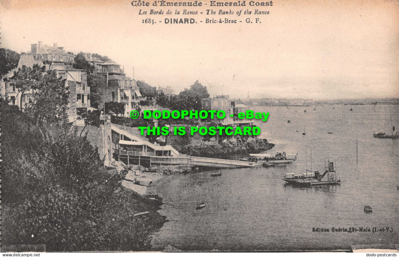 R532257 Emerald Coast. The Banks Of The Rance. Dinard. Bric A Brac. Guerin - Wereld