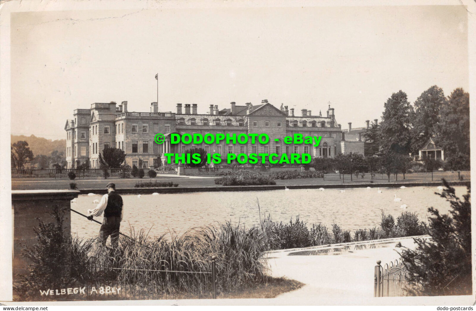 R532434 Welbeck Abbey. Postcard. 1911 - Wereld