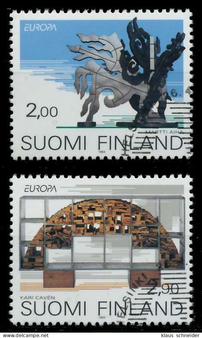 FINNLAND 1993 Nr 1206-1207 Gestempelt X5DAF72 - Used Stamps