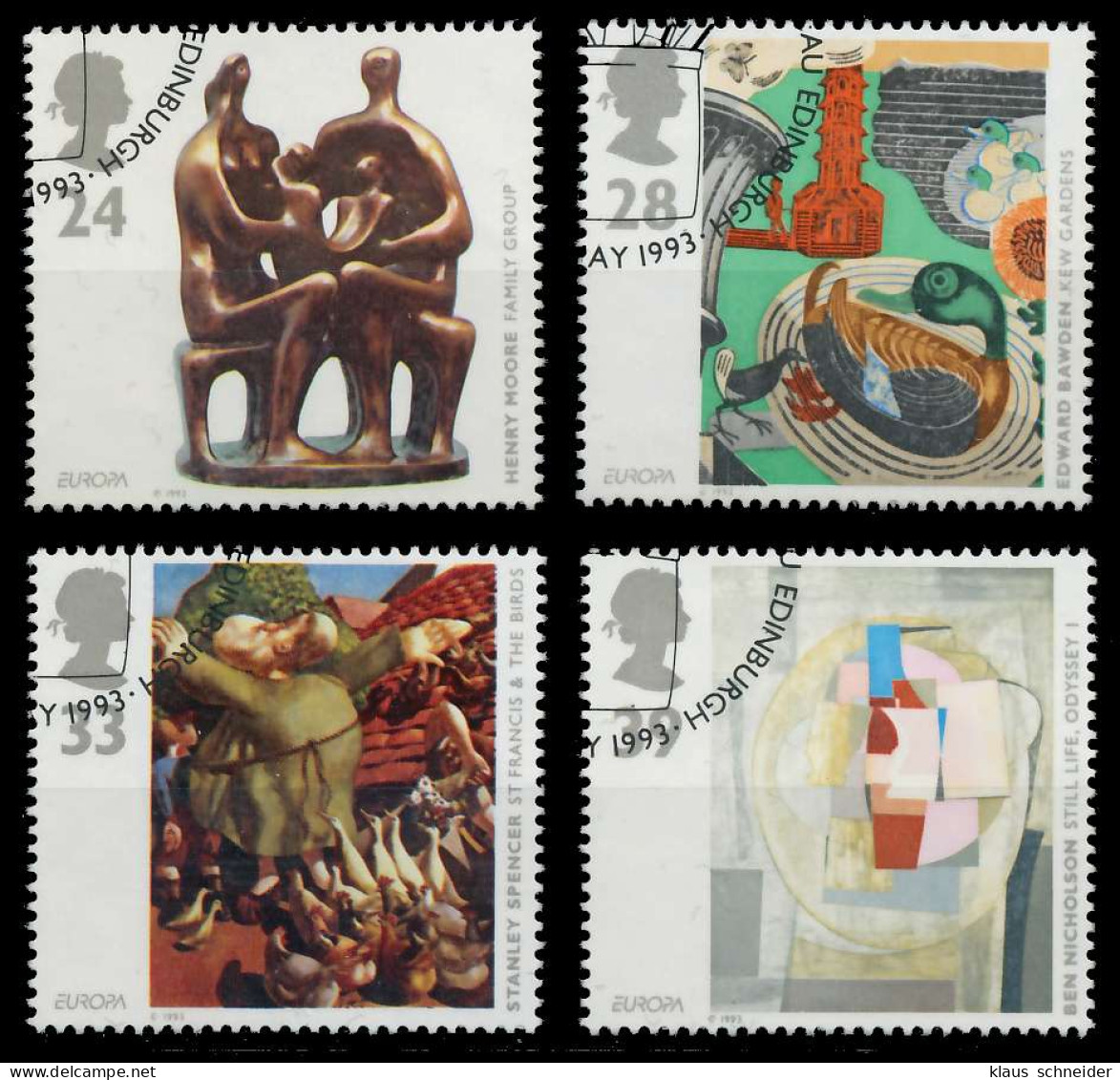 GROSSBRITANNIEN 1993 Nr 1451-1454 Gestempelt X5DAFF2 - Used Stamps