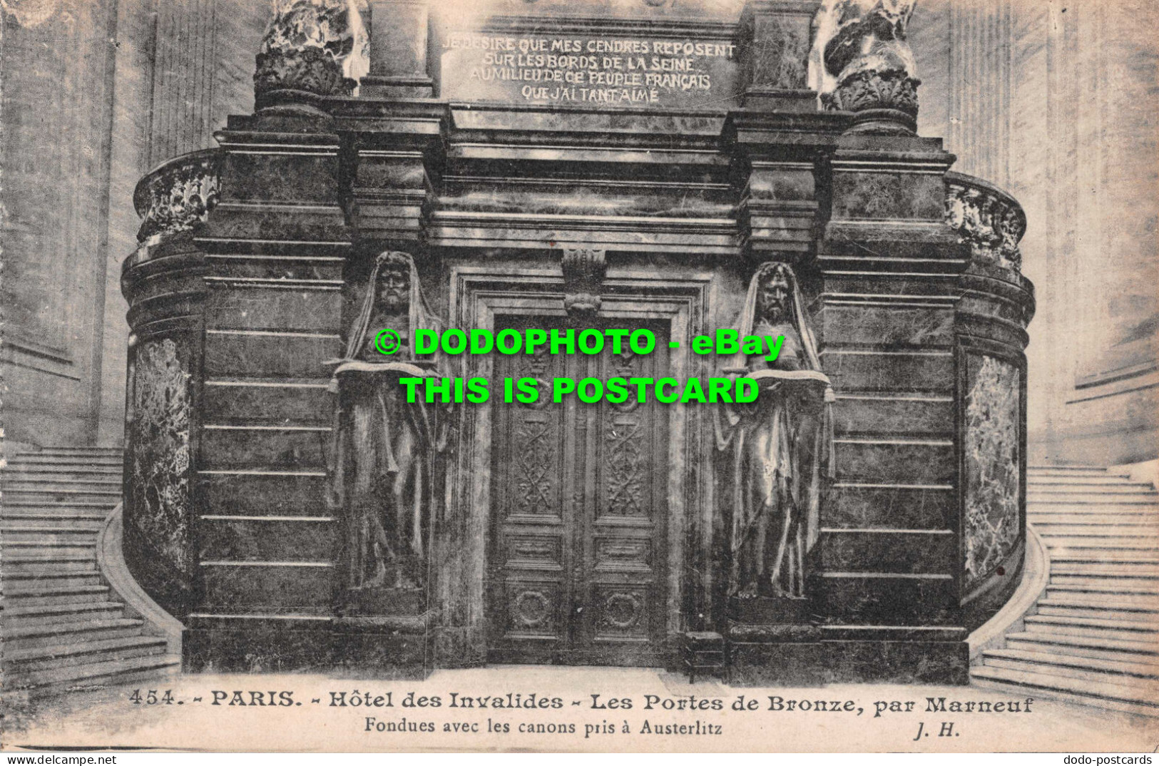 R532261 Paris. Hotel Des Invalides. Les Portes De Bronze. Par Marneuf. Paris. Ho - Wereld