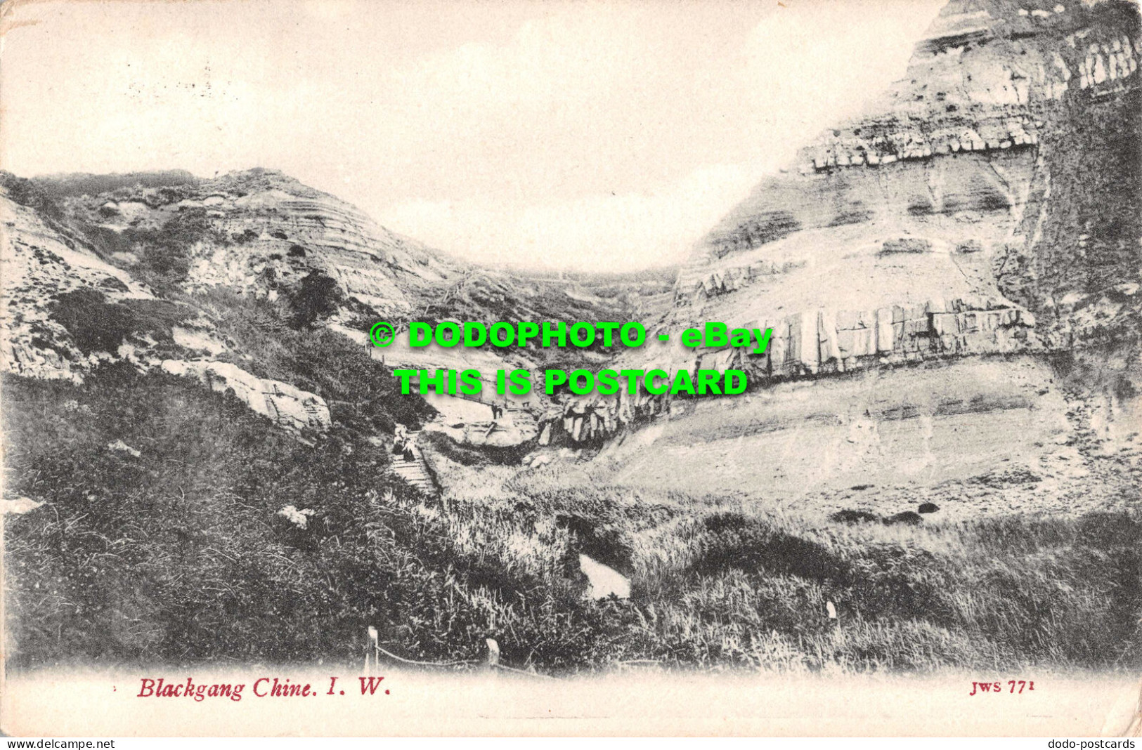 R532272 Blackgang Chine. I. W. Postcard. 1904 - Wereld