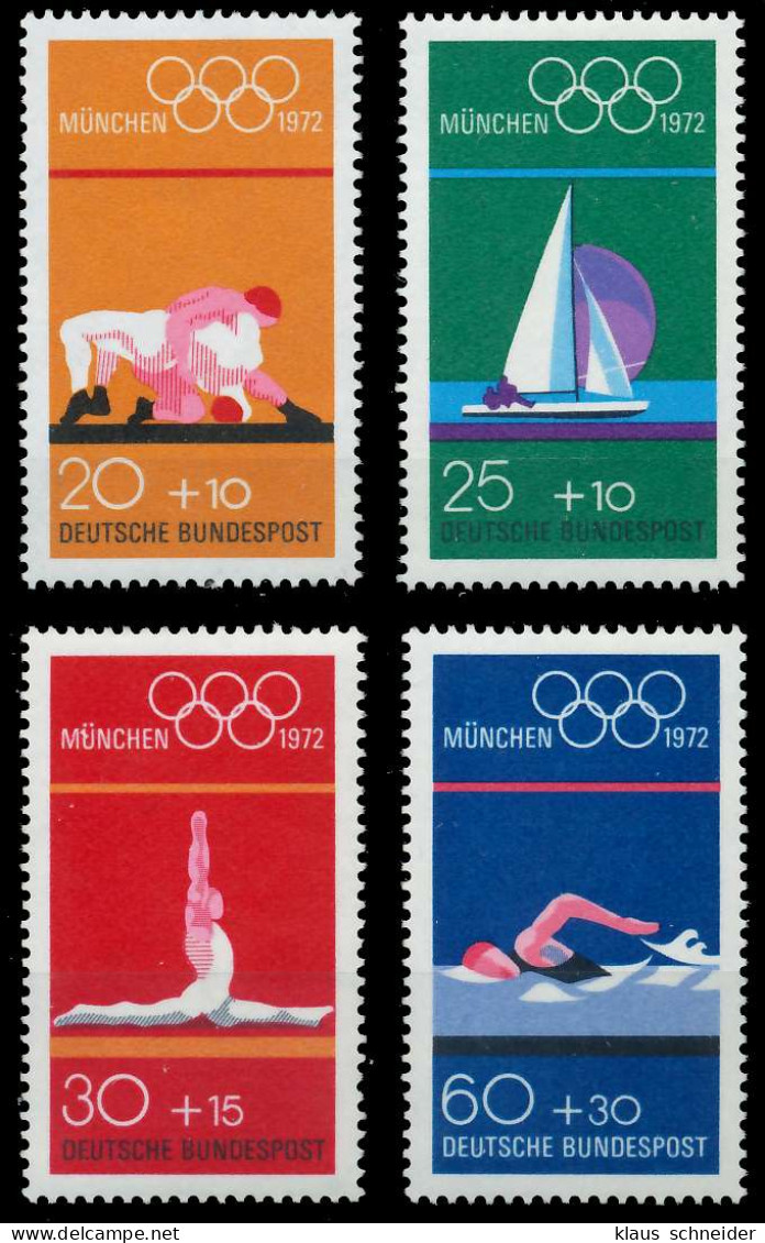 BRD BUND 1972 Nr 719-722 Postfrisch S2279FE - Unused Stamps