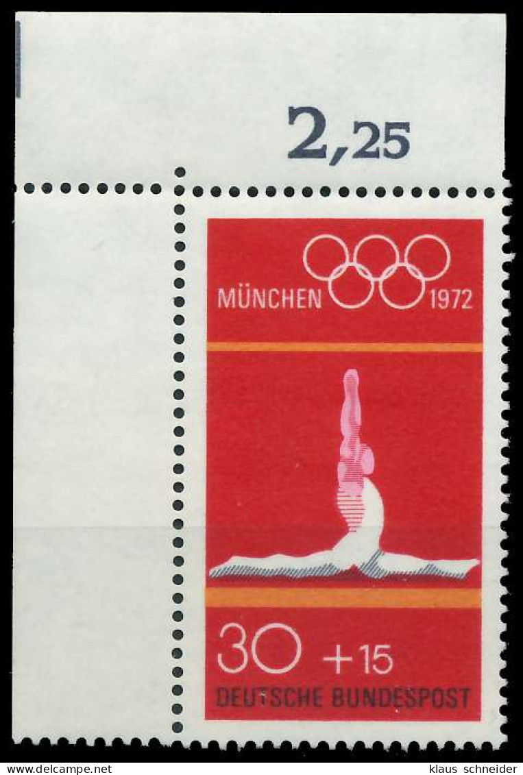 BRD BUND 1972 Nr 721 Postfrisch ECKE-OLI X5FA7F6 - Unused Stamps