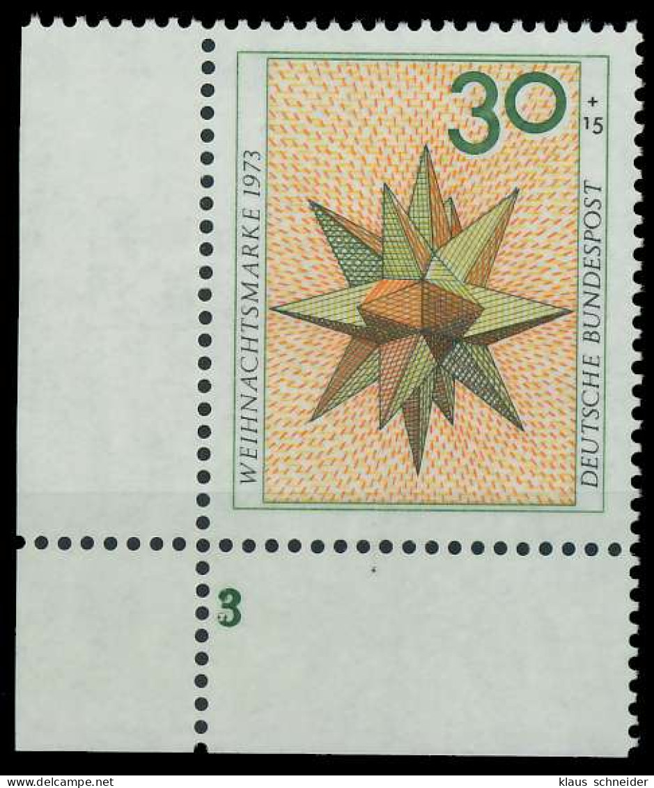 BRD BUND 1973 Nr 790 Postfrisch FORMNUMMER 3 X5FA826 - Ongebruikt