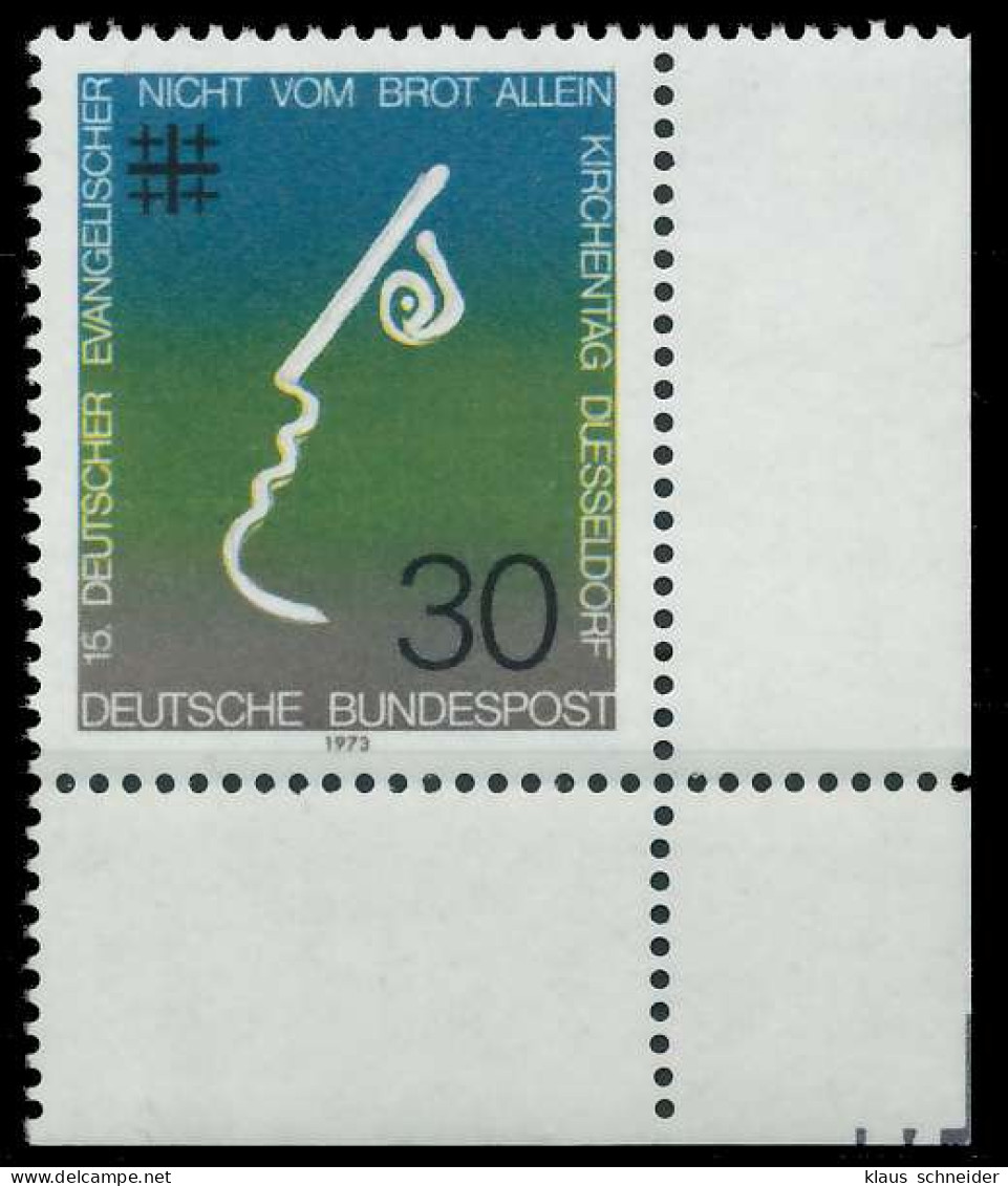 BRD BUND 1973 Nr 772 Postfrisch ECKE-URE X5FA902 - Neufs