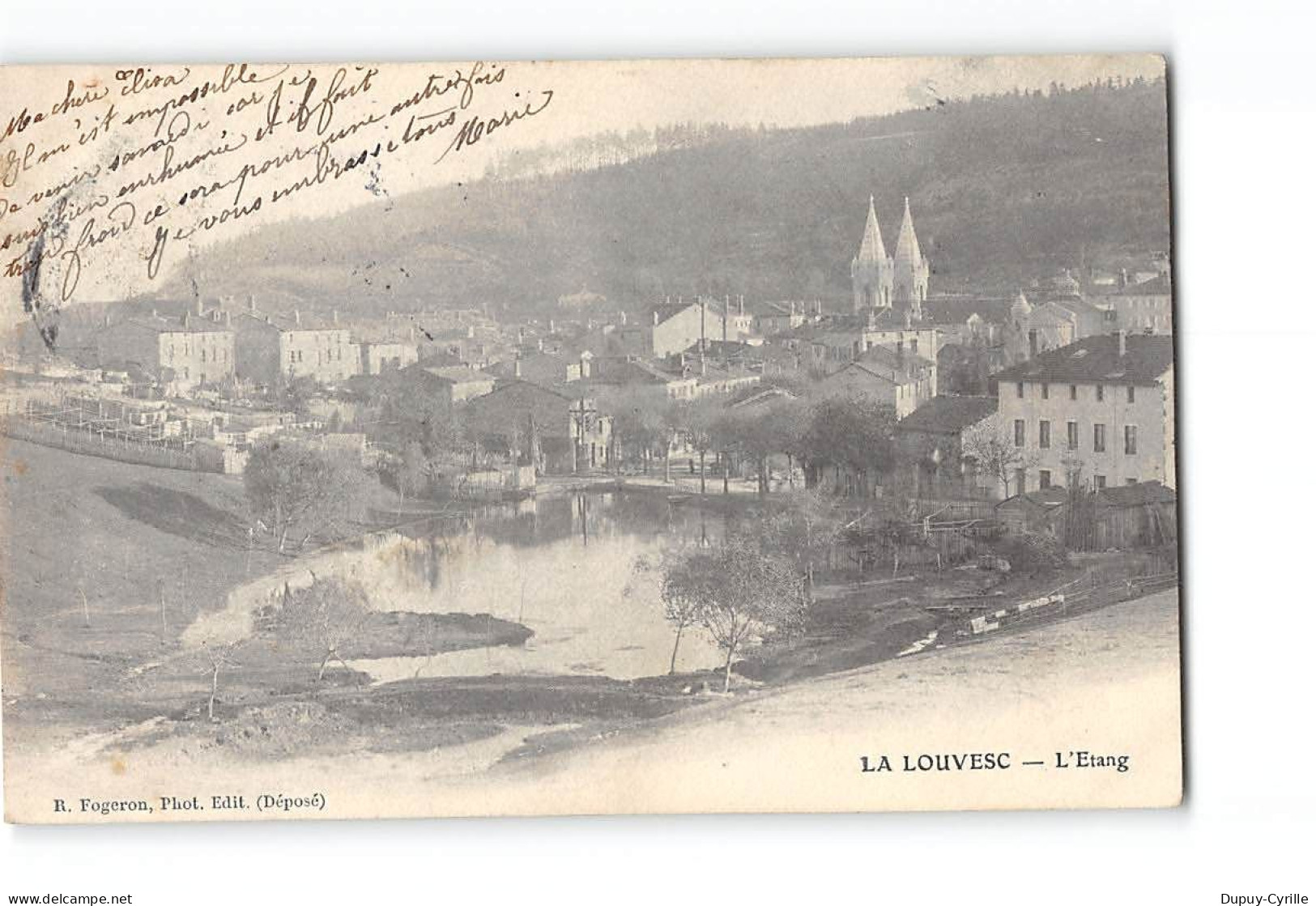 LA LOUVESC - L'Etang - Très Bon état - La Louvesc