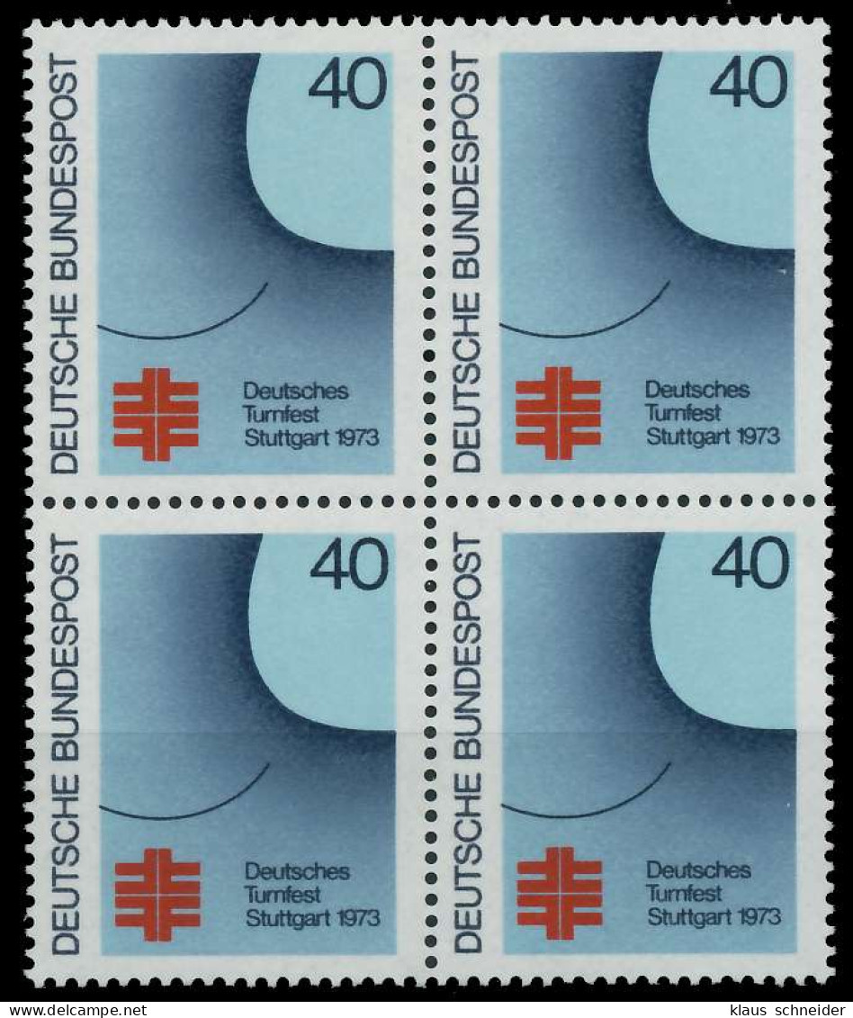 BRD BUND 1973 Nr 763 Postfrisch VIERERBLOCK X5FA9AE - Unused Stamps