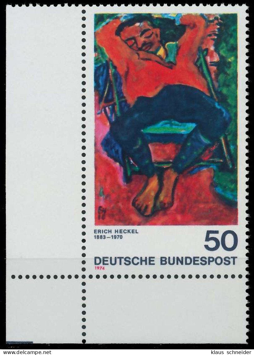 BRD BUND 1974 Nr 817 Postfrisch ECKE-ULI X5FE1DE - Neufs