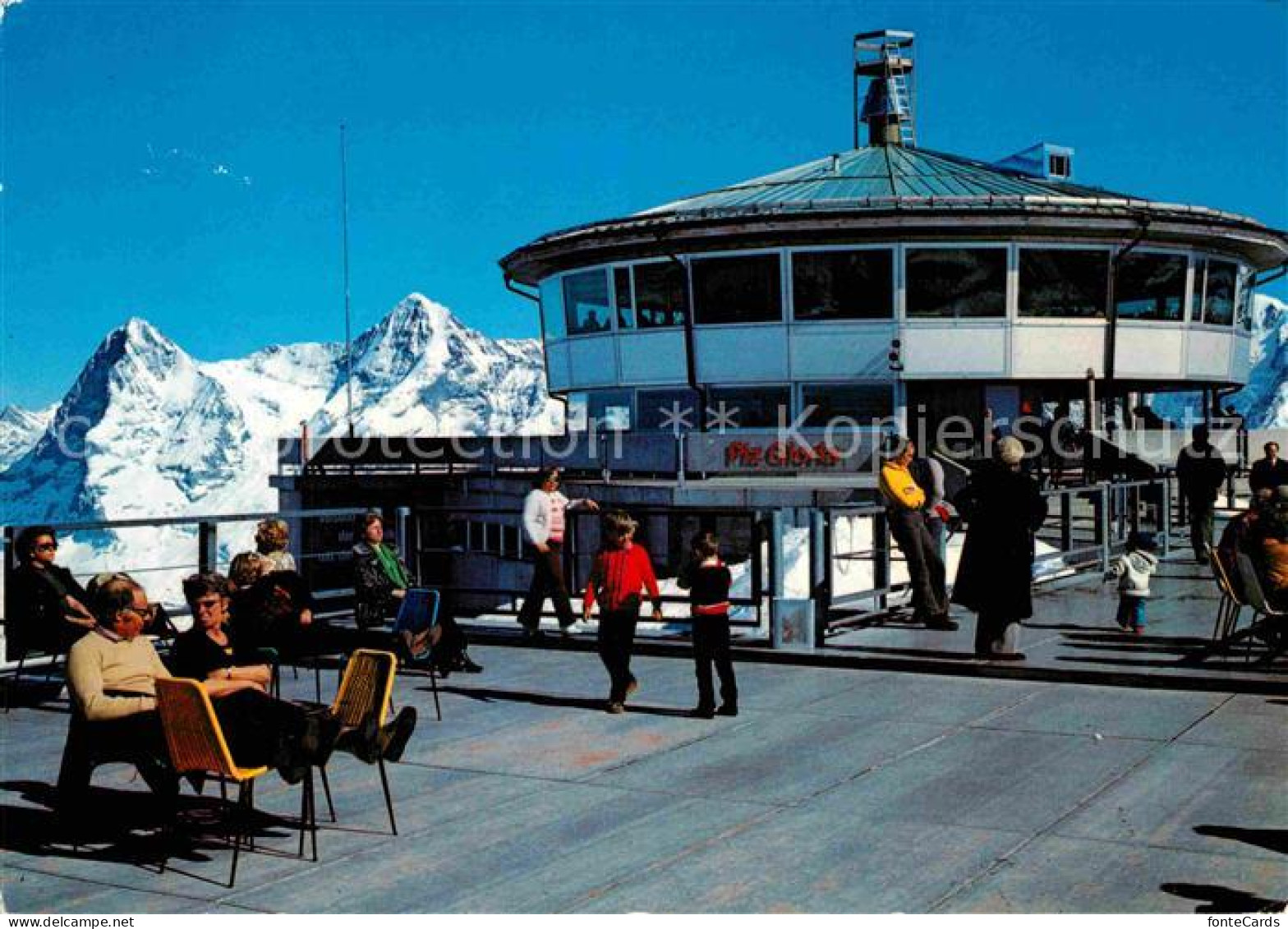 12783920 Schilthorn Muerren Piz Gloria Drehrestaurant Eiger Moench Berner Alpen  - Autres & Non Classés