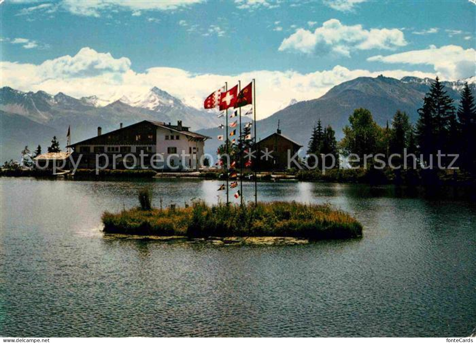 12783918 Crans-Montana Hotel Am See Alpenpanorama Crans-sur-Sierre  - Sonstige & Ohne Zuordnung