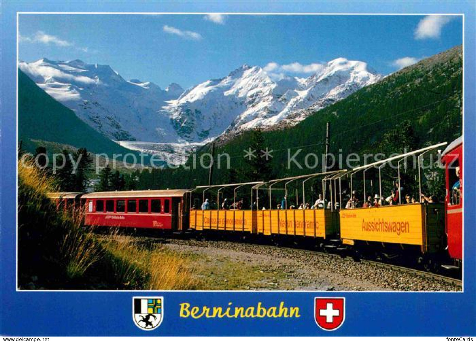 12783208 Berninabahn Oberengadin  Morteratschgletscher Piz Palue Bellavista Eise - Sonstige & Ohne Zuordnung