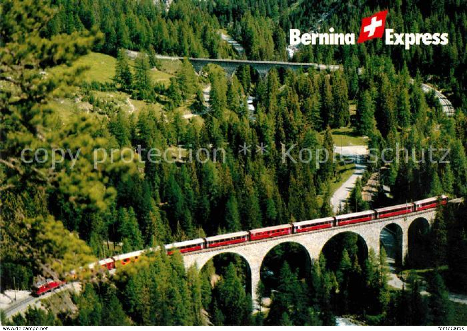 12783183 Rhaetische Bahn Bernina-Express Zwischen Berguen Und Preda  Eisenbahn - Sonstige & Ohne Zuordnung