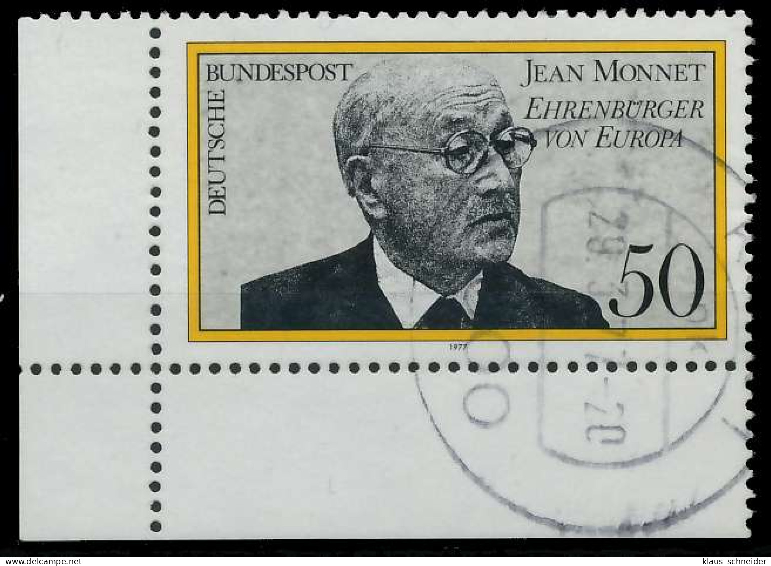 BRD BUND 1977 Nr 926 Gestempelt ECKE-ULI X6003EA - Used Stamps