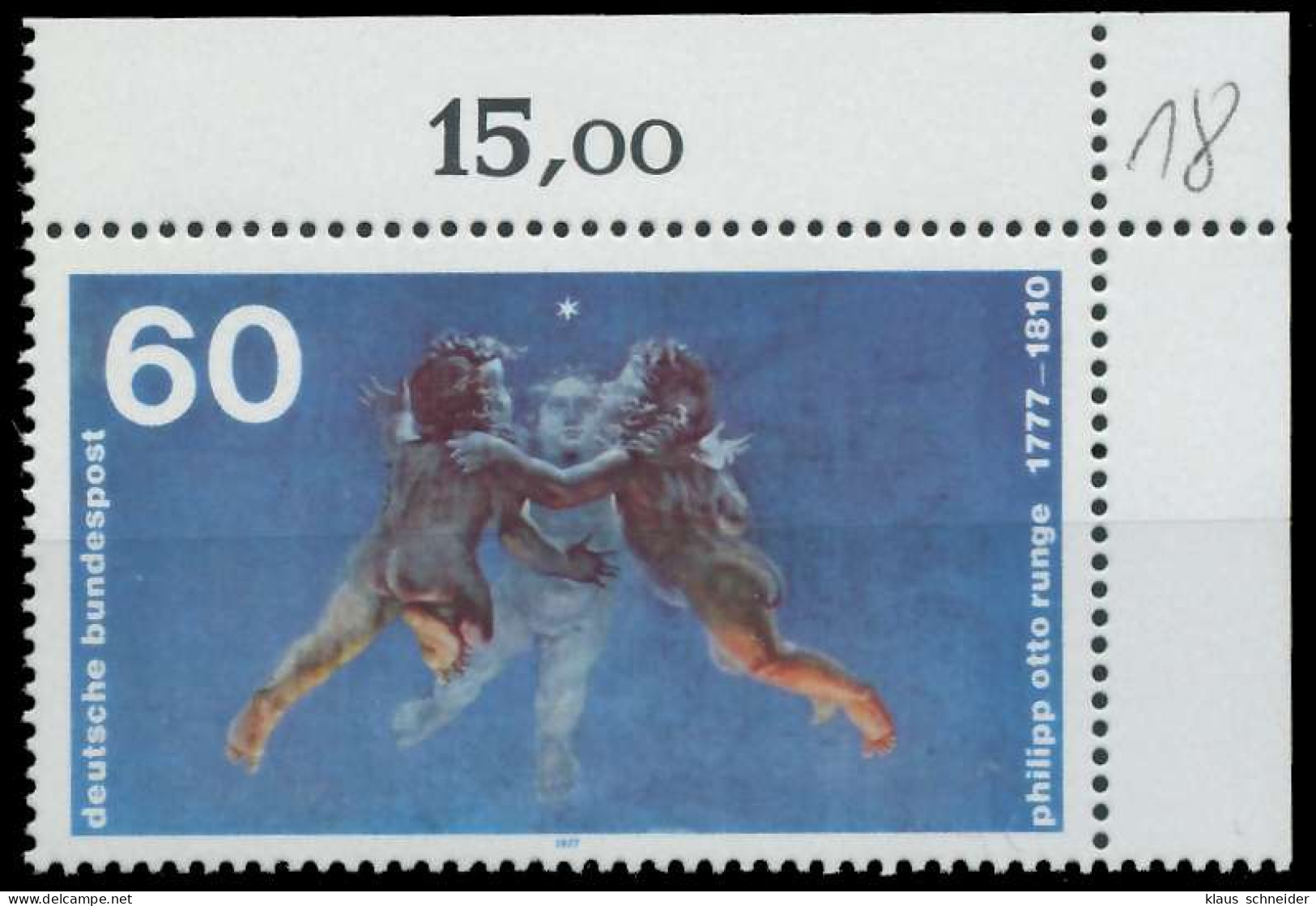 BRD BUND 1977 Nr 940 Postfrisch ECKE-ORE X600486 - Unused Stamps