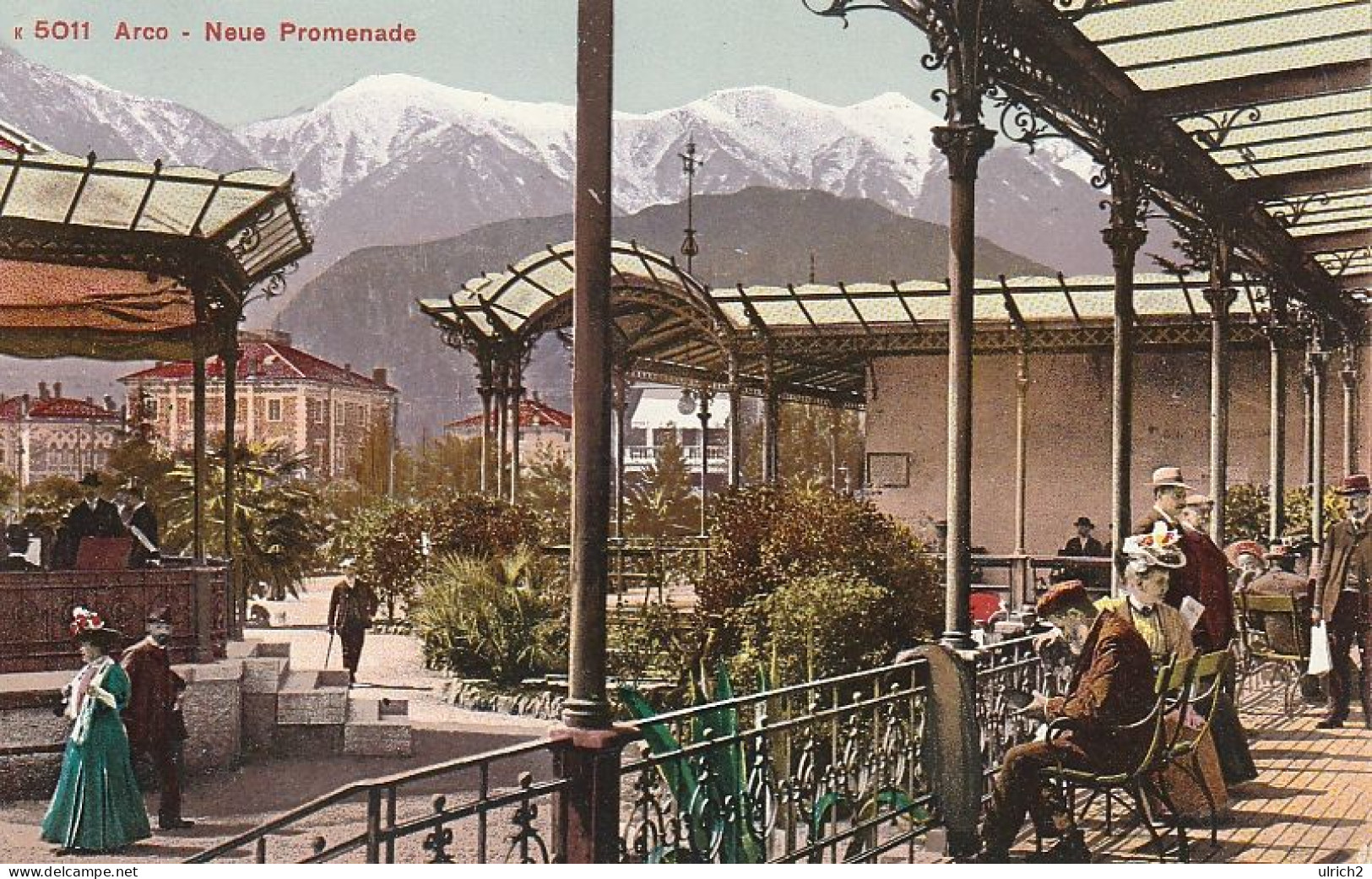 AK Arco - Neue Promenade - Ca. 1910  (68979) - Other & Unclassified