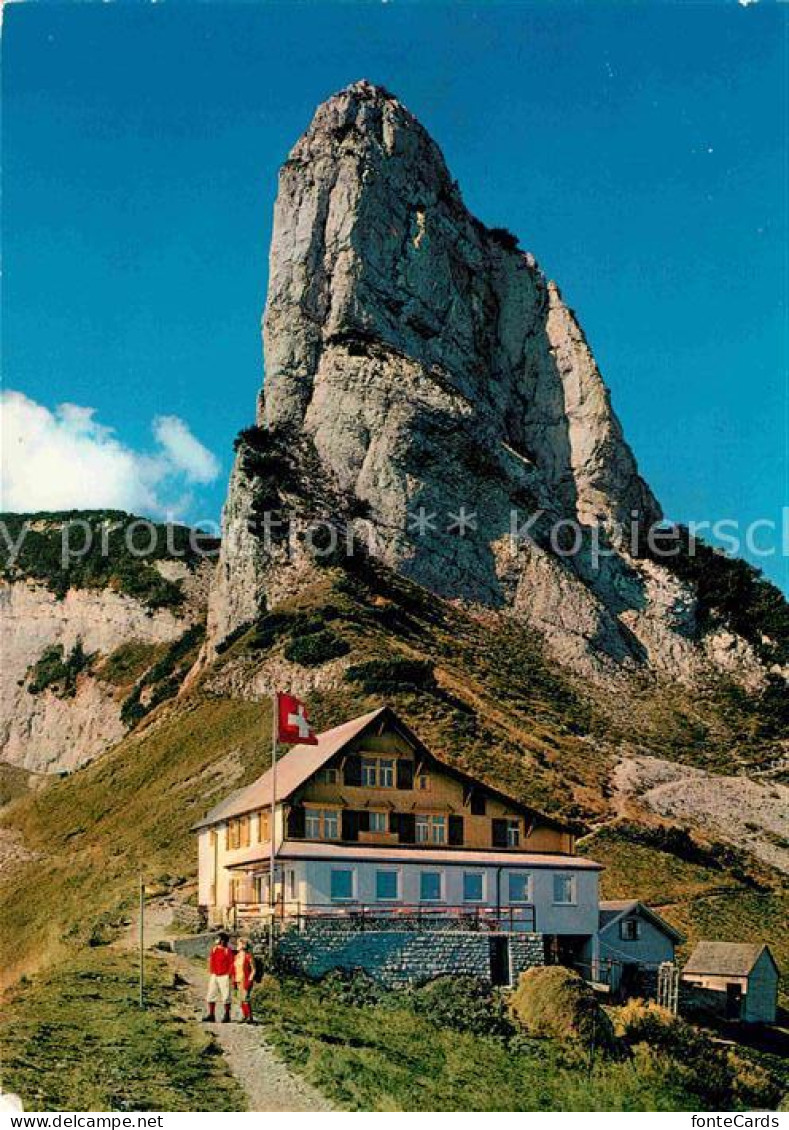 12780210 Staubern Berggasthaus Stauberen Mit Stauberenchanzlen Appenzeller Alpen - Sonstige & Ohne Zuordnung