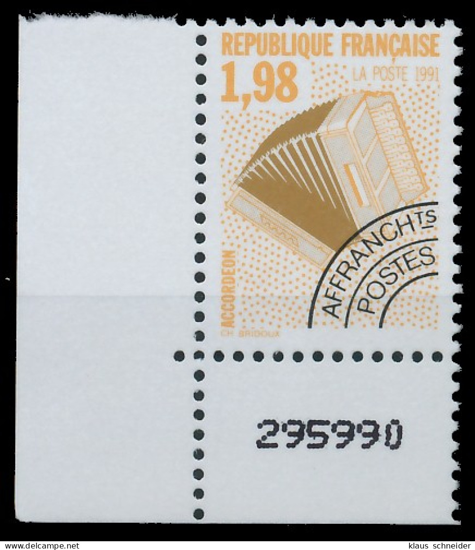 FRANKREICH 1992 Nr 2872A Postfrisch ECKE-ULI X61F11E - Unused Stamps