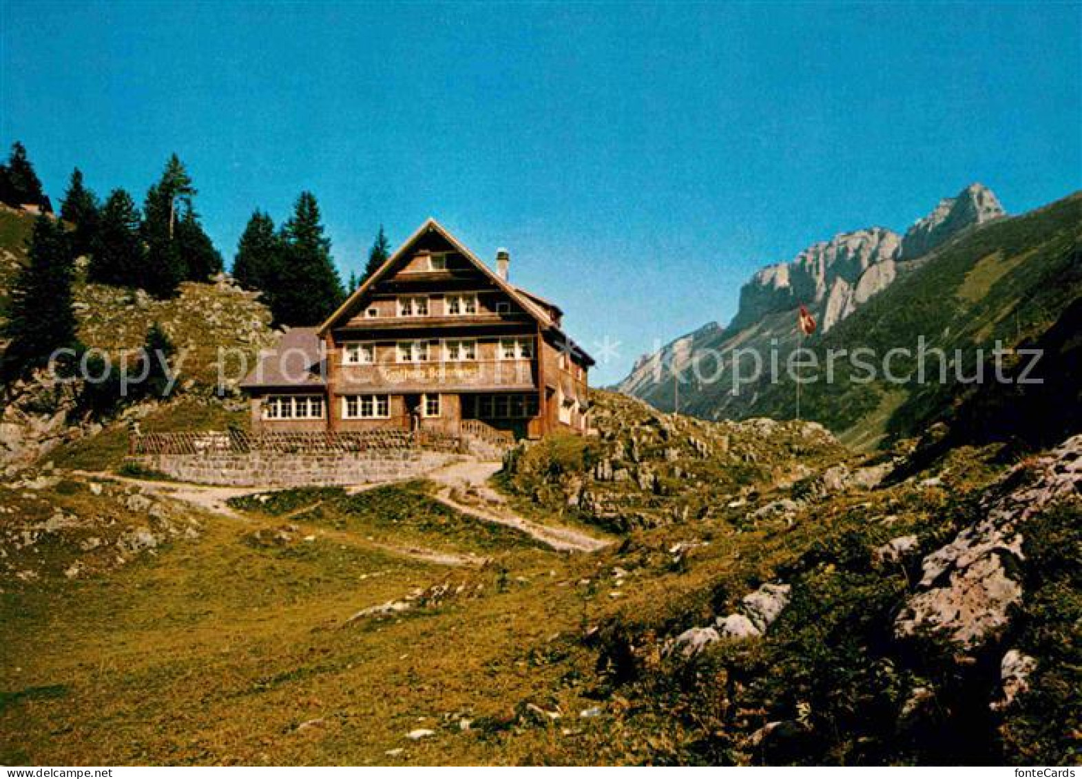 12780201 Bollenwees Blick Auf Hohe Haeuser Berggasthaus Alpen Bollenwees Bruelis - Autres & Non Classés