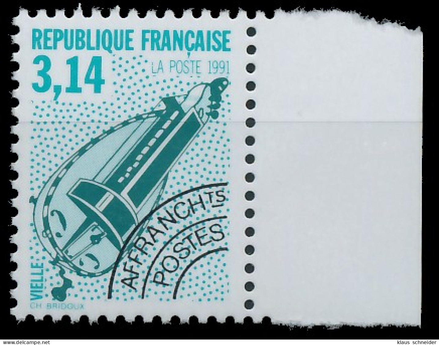 FRANKREICH 1992 Nr 2877A Postfrisch SRA X61F146 - Unused Stamps