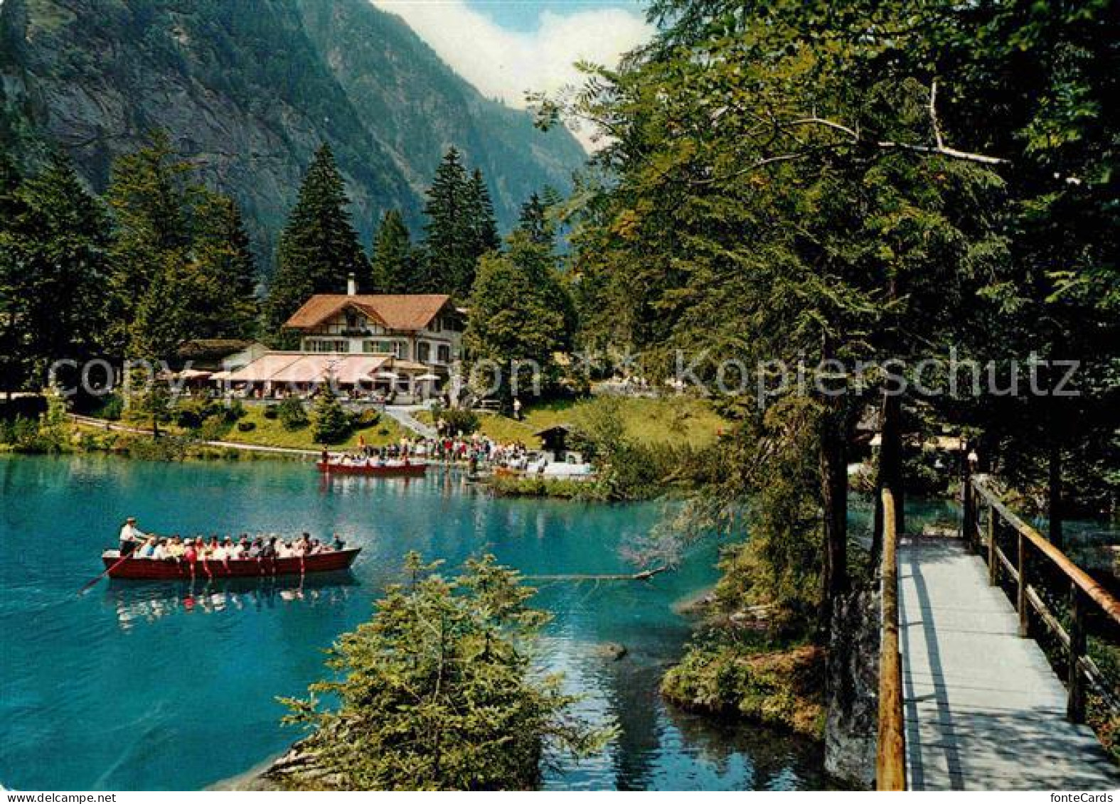 12780184 Blausee BE Lac Bleu Bootfahren Berner Oberland Blausee BE - Otros & Sin Clasificación