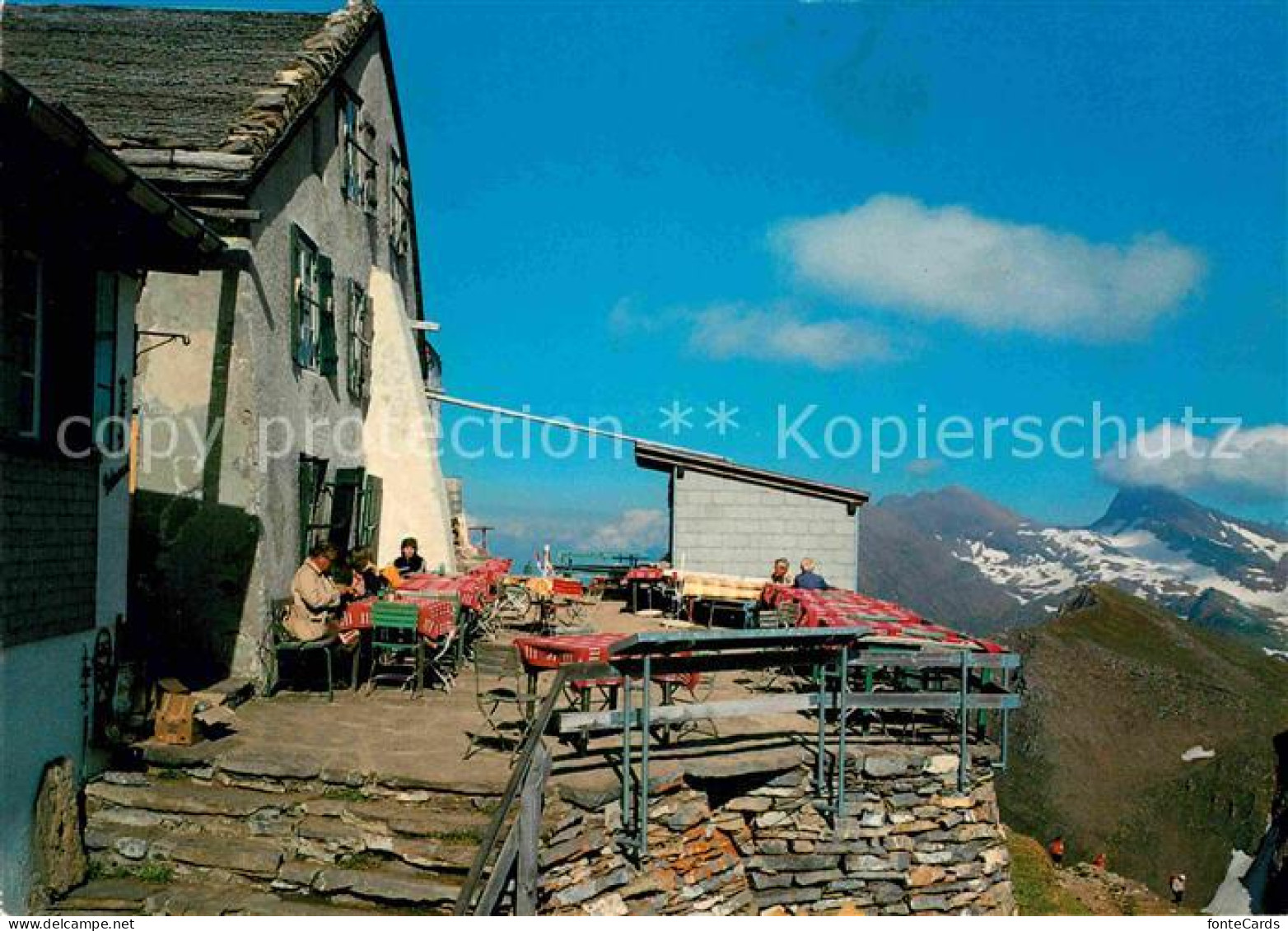 12780181 Grindelwald Berghotel Faulhorn Aussichtsterrasse Berner Alpen Grindelwa - Andere & Zonder Classificatie