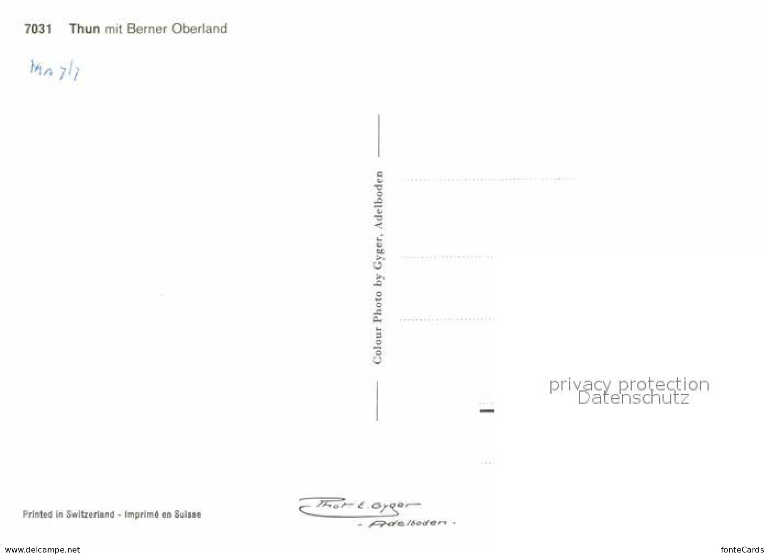 12780174 Thun BE Und Umgebung Berner Oberland Berner Alpen Aus Der Vogelperspekt - Autres & Non Classés