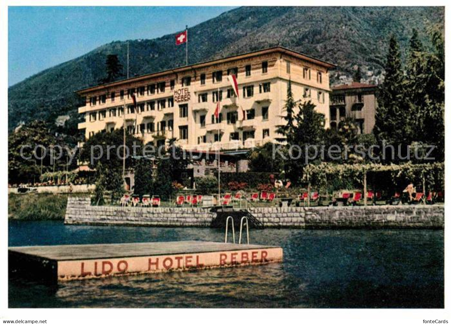 12779923 Locarno Lago Maggiore Hotel Reber Au Lac Avec Lido Locarno - Altri & Non Classificati