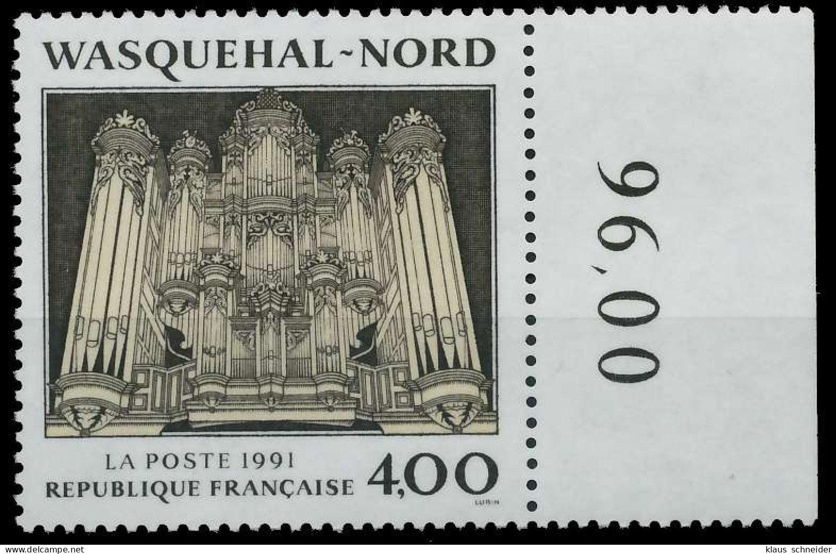 FRANKREICH 1991 Nr 2842 Postfrisch ORA X6252E6 - Unused Stamps