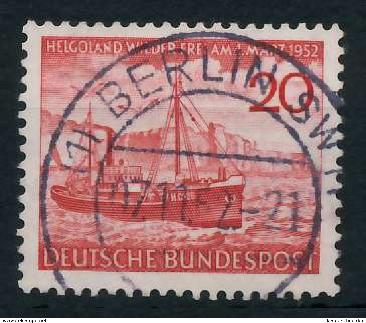 BRD BUND 1952 Nr 152 Zentrisch Gestempelt X64259A - Used Stamps